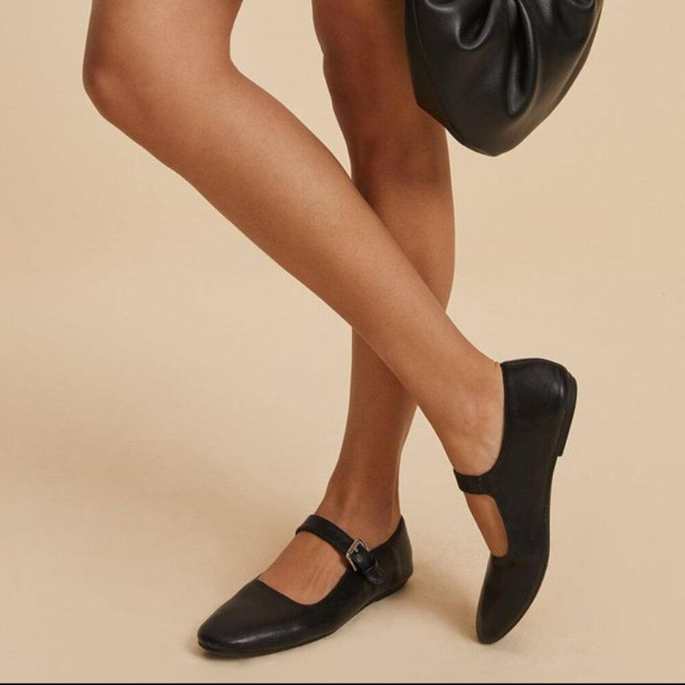 Strap Ballet Mary Jane Flats 37